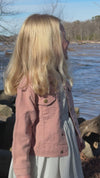 Wyatt Jean Jacket in Pink Sunset