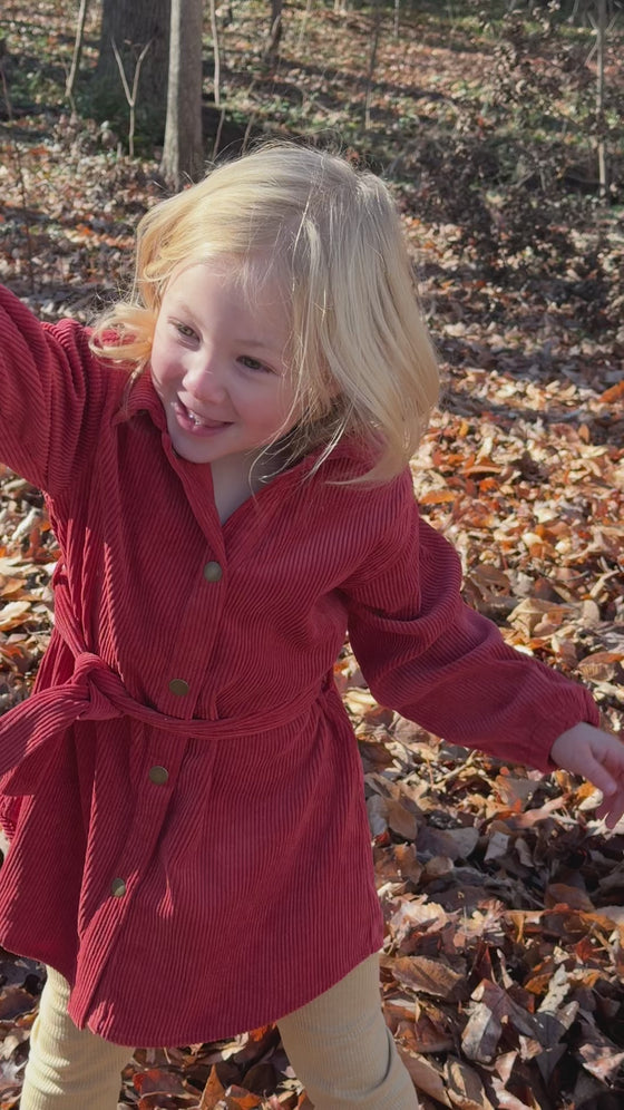 Shannon Coat Dress in Pumpkin