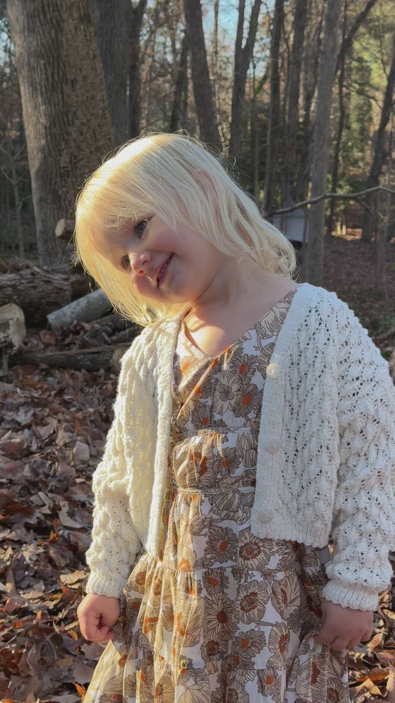 Margot Cardigan in White