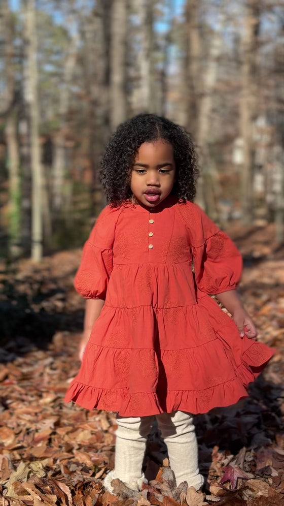 Saorise Dress in Pumpkin