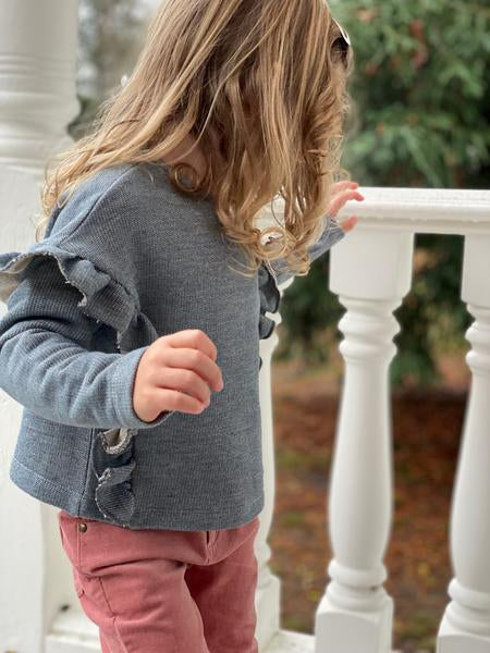 peyton blouse in teal