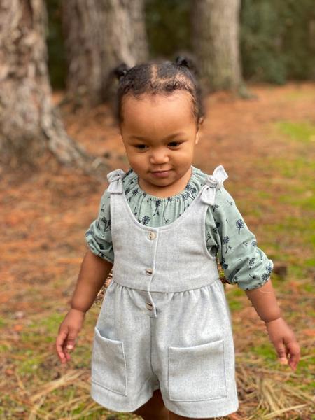 ashley romper in mist