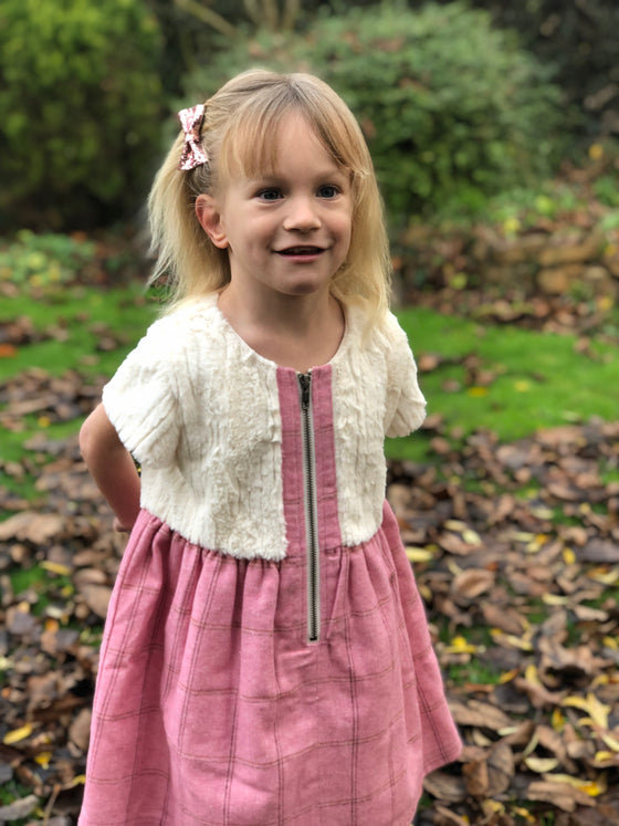 faye dress in rose