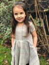 debbie dress in frost plaid