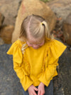 layla top in gold