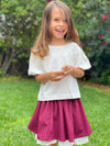 kenzie top in ivory