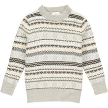  oslo sweater in multi-grey