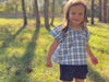 clara blouse in blue
