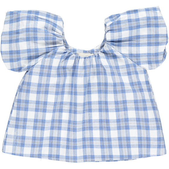 clara blouse in blue