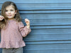 avery blouse in rose floral