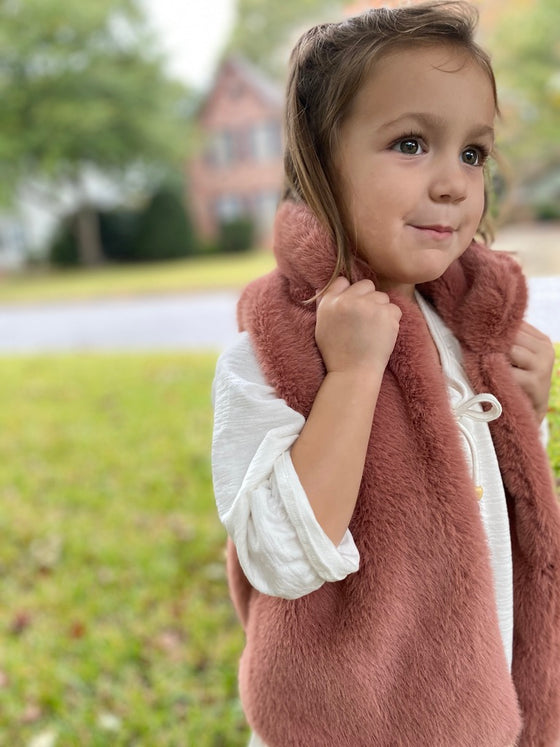 Margo vest in rose