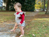 quinn onesie in burgundy