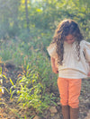 andi twill trouser in pumpkin