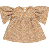 cora blouse in pumpkin bouquet
