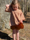cora blouse in pumpkin bouquet