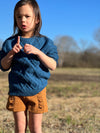 olivia sweater in peacock