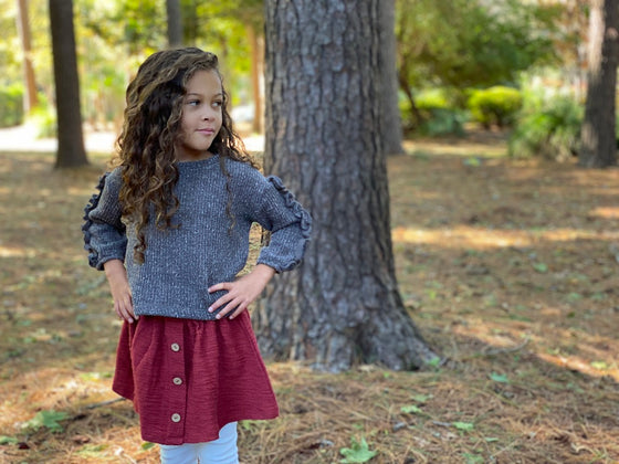 jaycee skirt in rust