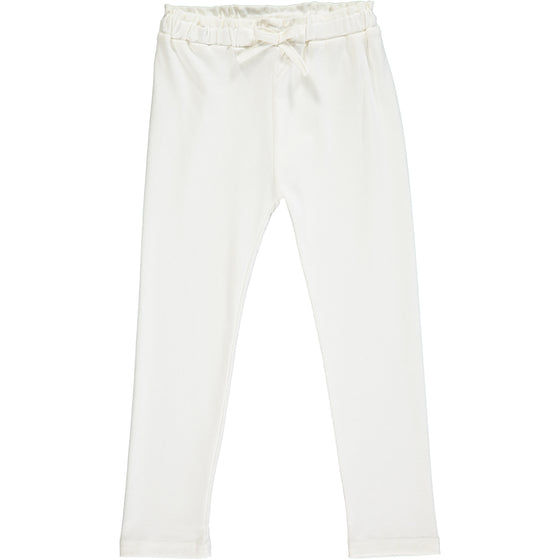 fawn jersey pants in ivory