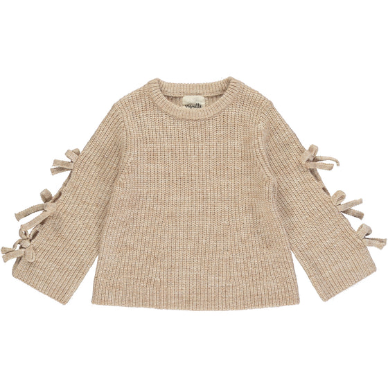francis knit sweater in oatmeal