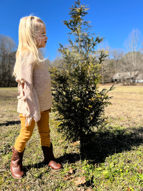 Rachel jeans in gold