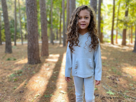 polly pants in heather grey