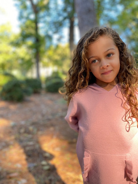 hazle top in rose