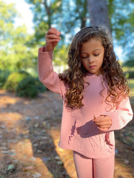 hazle top in rose