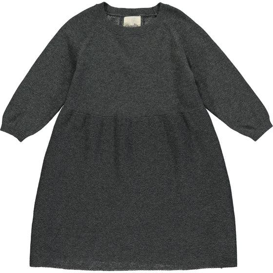 mimi dress in charcoal