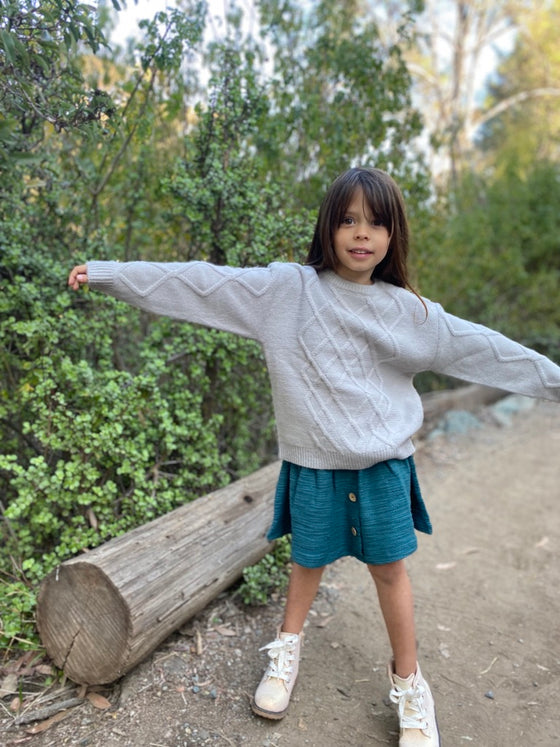 olivia sweater in grey