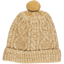 maddy knit hat in gold