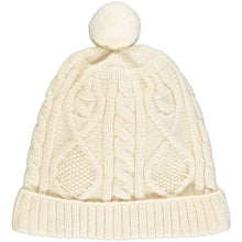  maddy knit hat in ivory