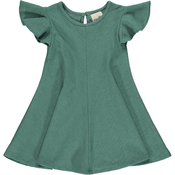 adaline dress in teal