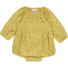  daisy bubble in gold floral