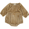 daisy velvet bubble in gold