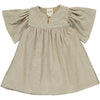 cora blouse in gold stripe