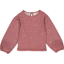  gigi blouse in burgundy dandelion