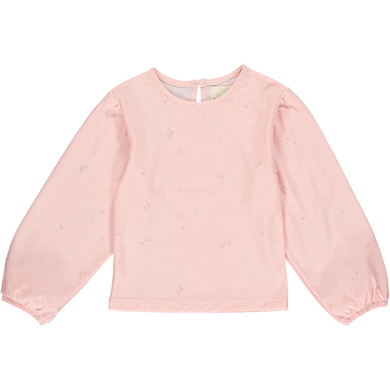 gigi blouse in pink dandelion