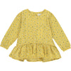 valerie blouse in gold flower