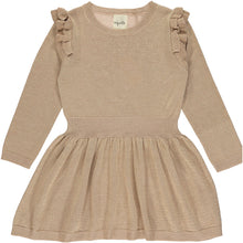  carrie dress in gold