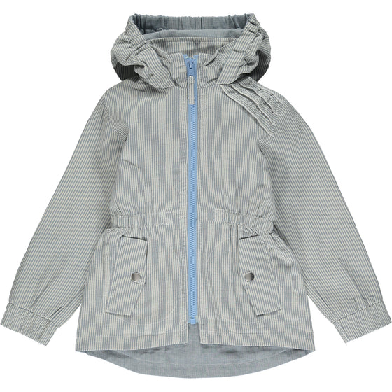 rosalie jacket in blue stripe
