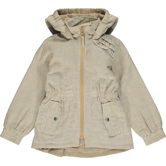 rosalie jacket in gold stripe